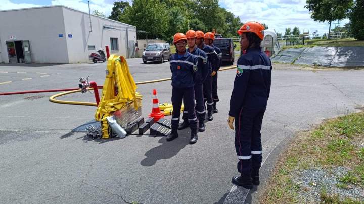 formations et cours jeunes sapeurs pompiers La Martinique