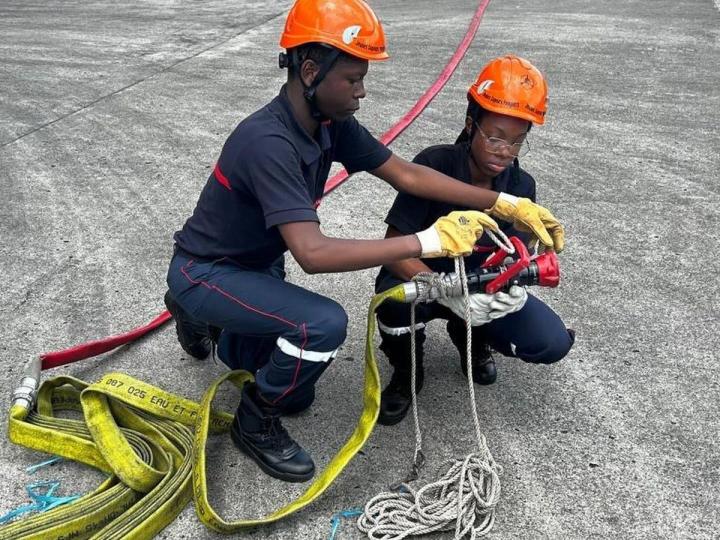 Formations jeunes sapeurs pompiers La Martinique